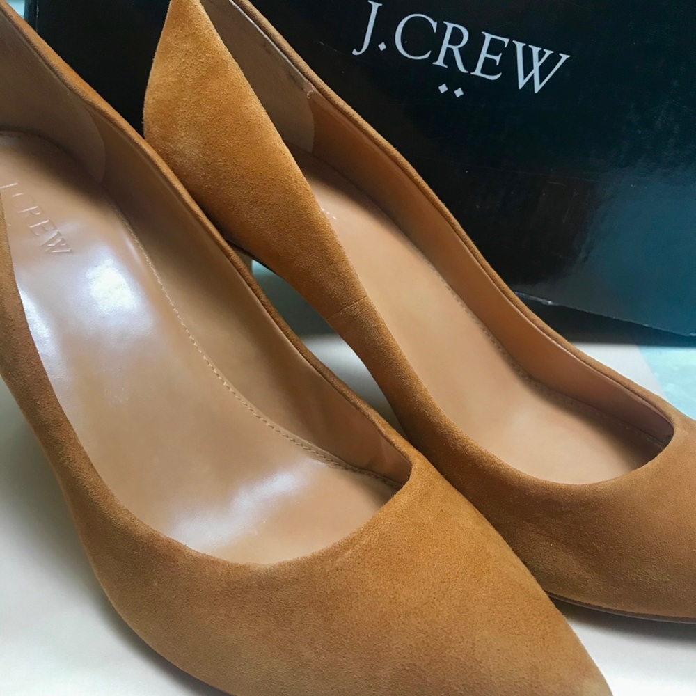 J.Crew Isabelle Suede Pumps Heels sz 9.5